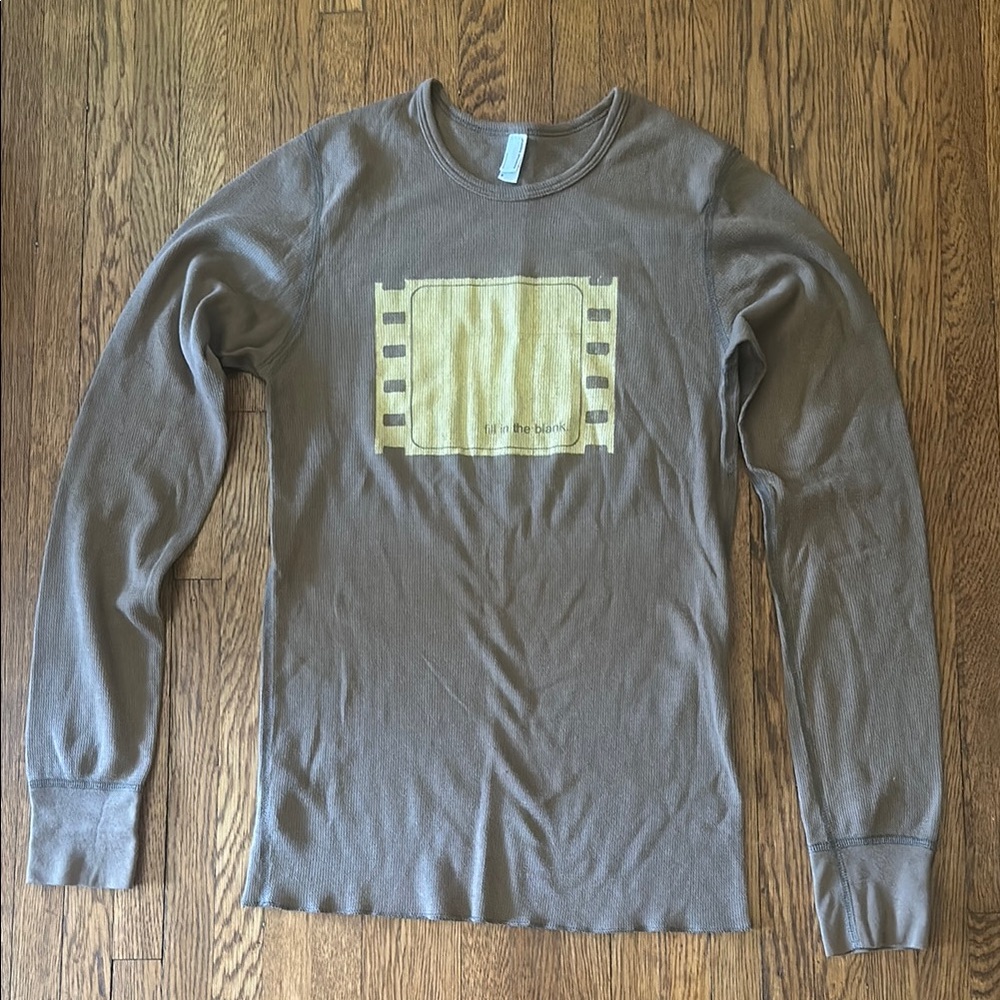 Google Santa Monica 2007 Speaker Series American Apparel Brown Long Sleeve Tee
